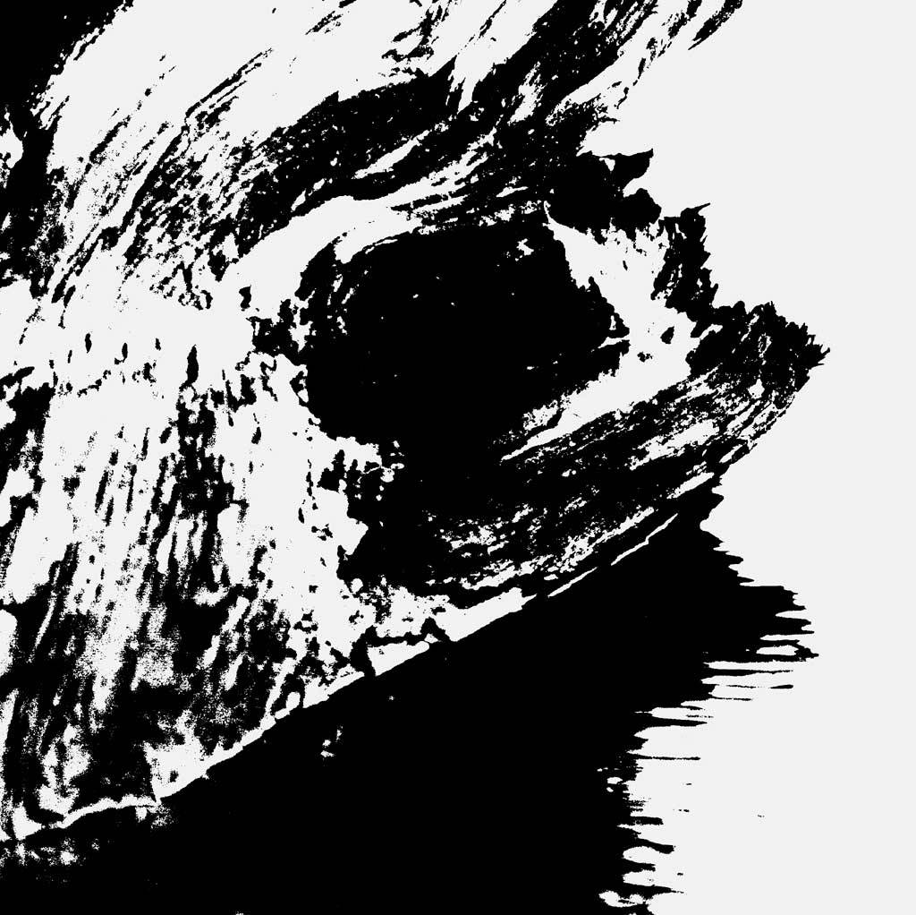 Pain Black And White, black and white, abstract brushstrokes, SD Desktop Wallpaper