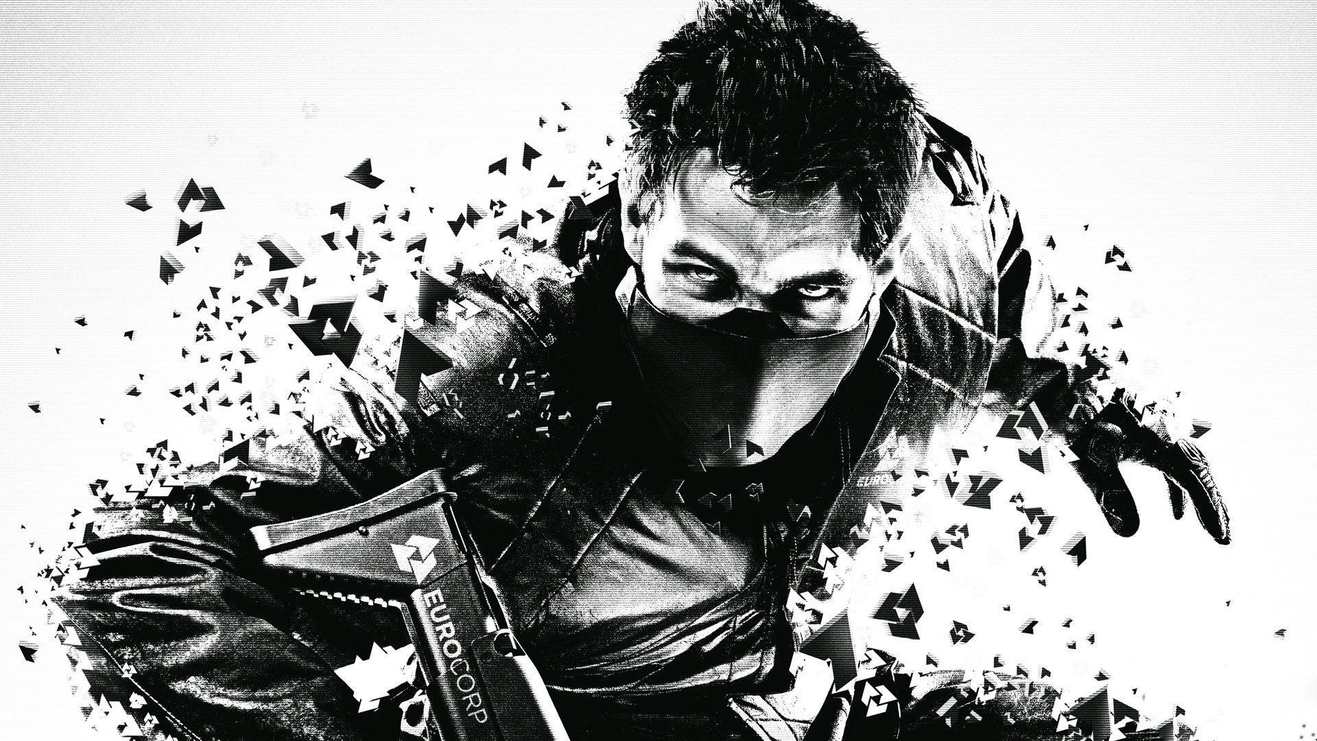 Pain, black and white, leather jacket, Full HD Desktop Wallpaper