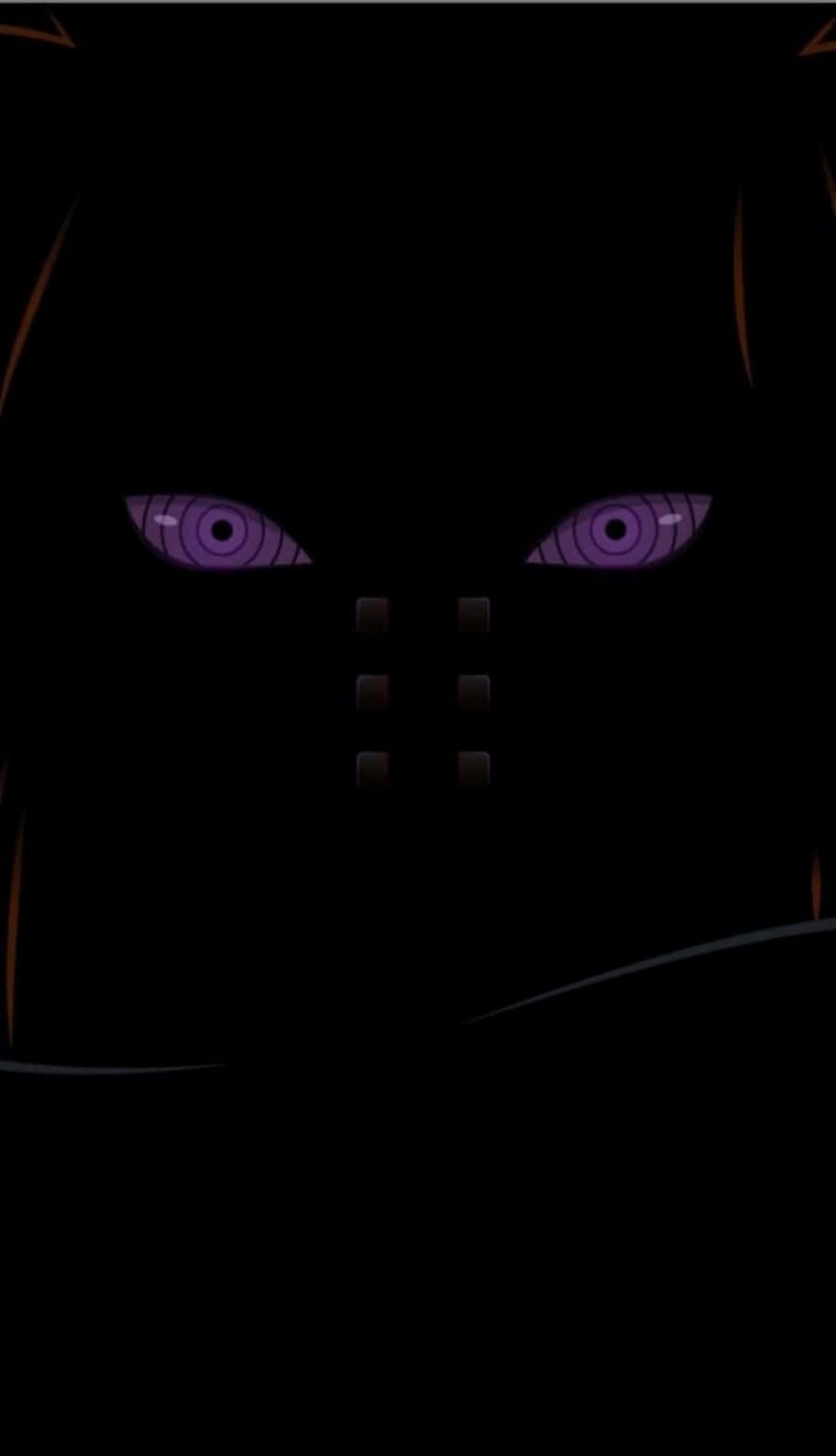 Pain Rinnegan, glowing purple eyes, mask, HD Phone Wallpaper