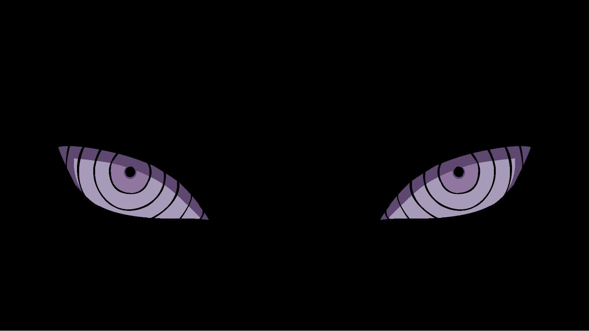 Pain Rinnegan, glowing purple eyes, concentric circles, Full HD Desktop Wallpaper