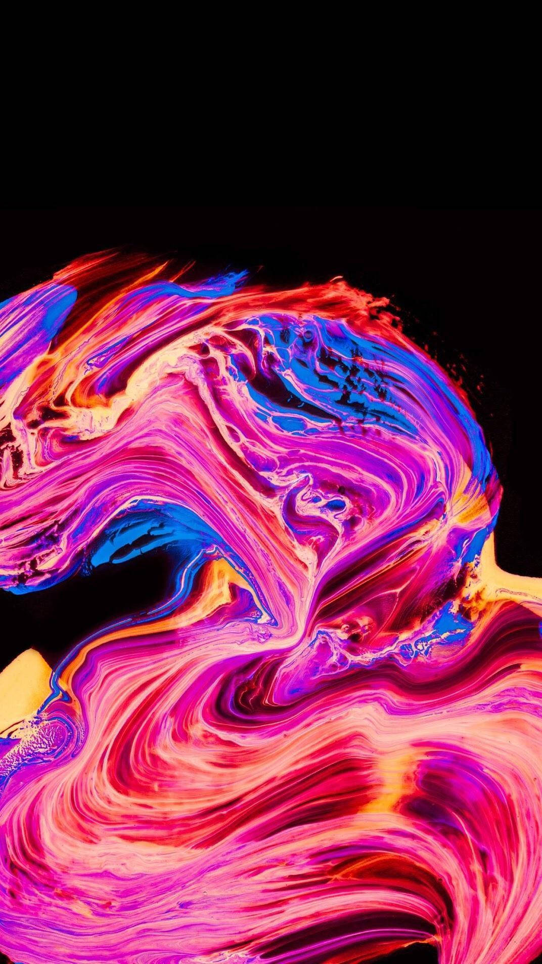 colorful amoled, neon pink, blue, HD Phone Wallpaper