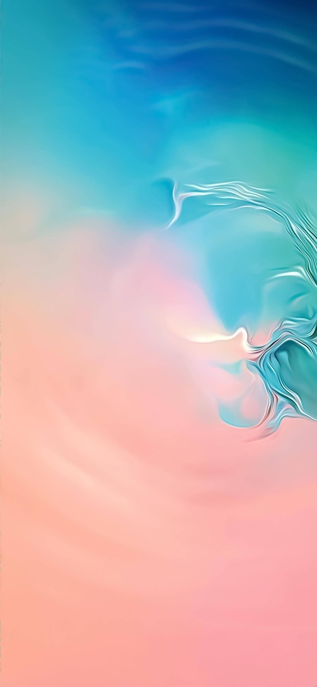 Samsung A51, blue, pink, 2K Phone Wallpaper