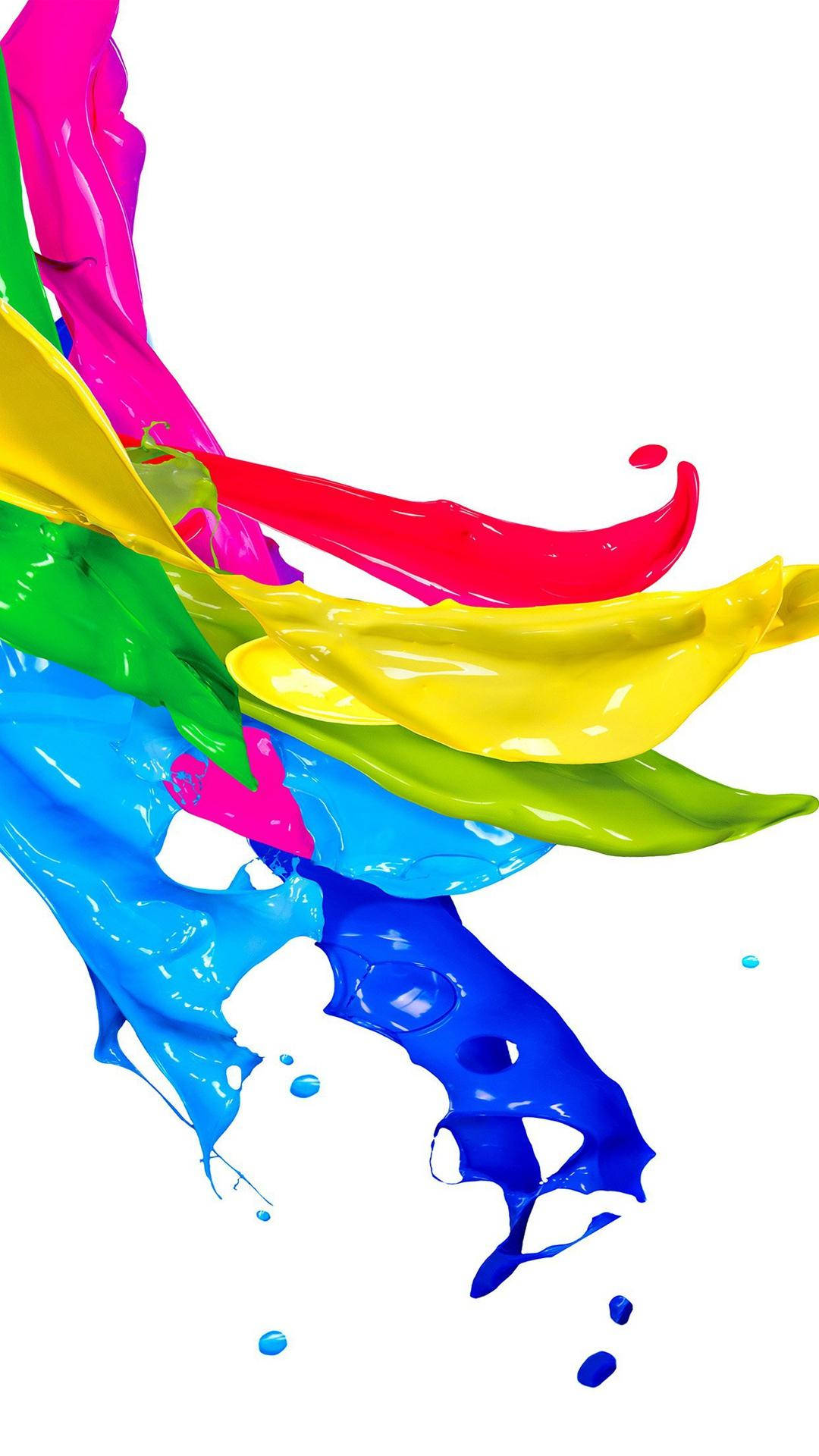 white color, paint splash, pink, Full HD Phone Wallpaper