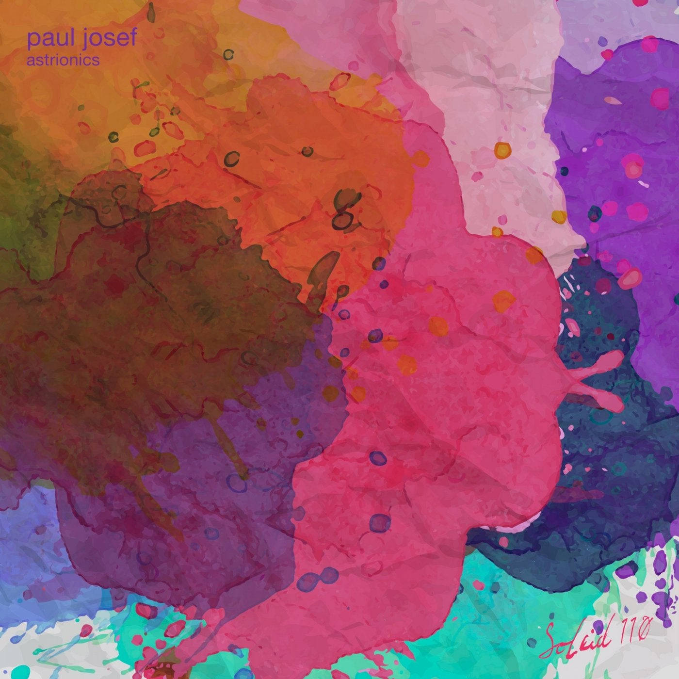 Paint Splatter Aesthetic, pink, orange, HD Desktop Wallpaper
