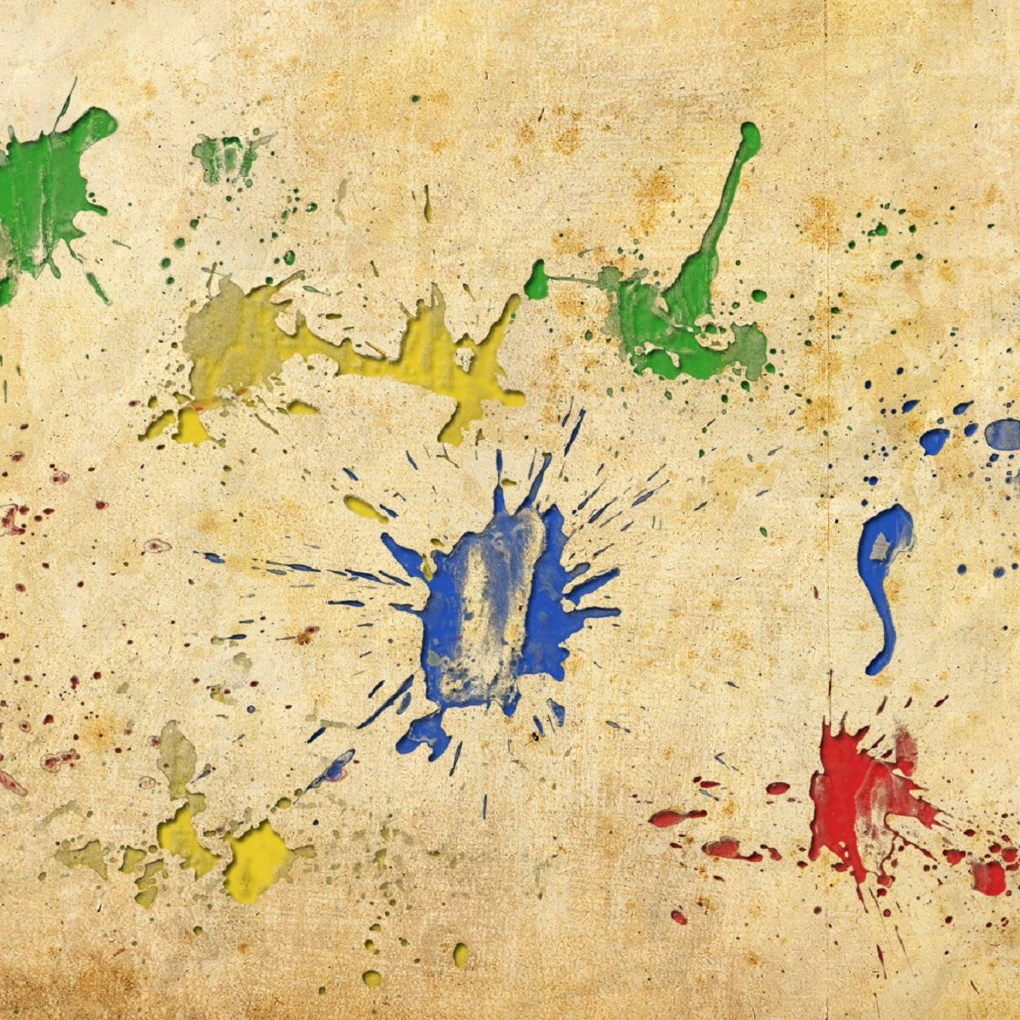 paint splatter aesthetic, red, blue, Full HD Desktop Wallpaper