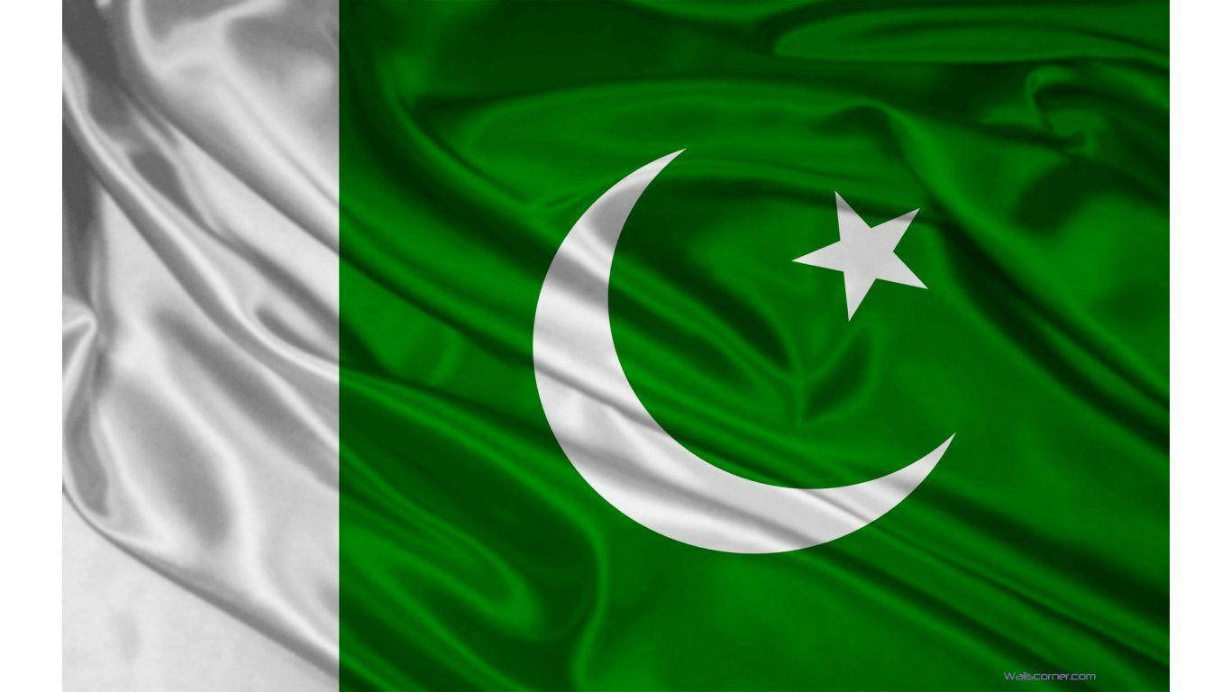 Pakistan flag, satin fabric, green and white fabric, HD Desktop Wallpaper