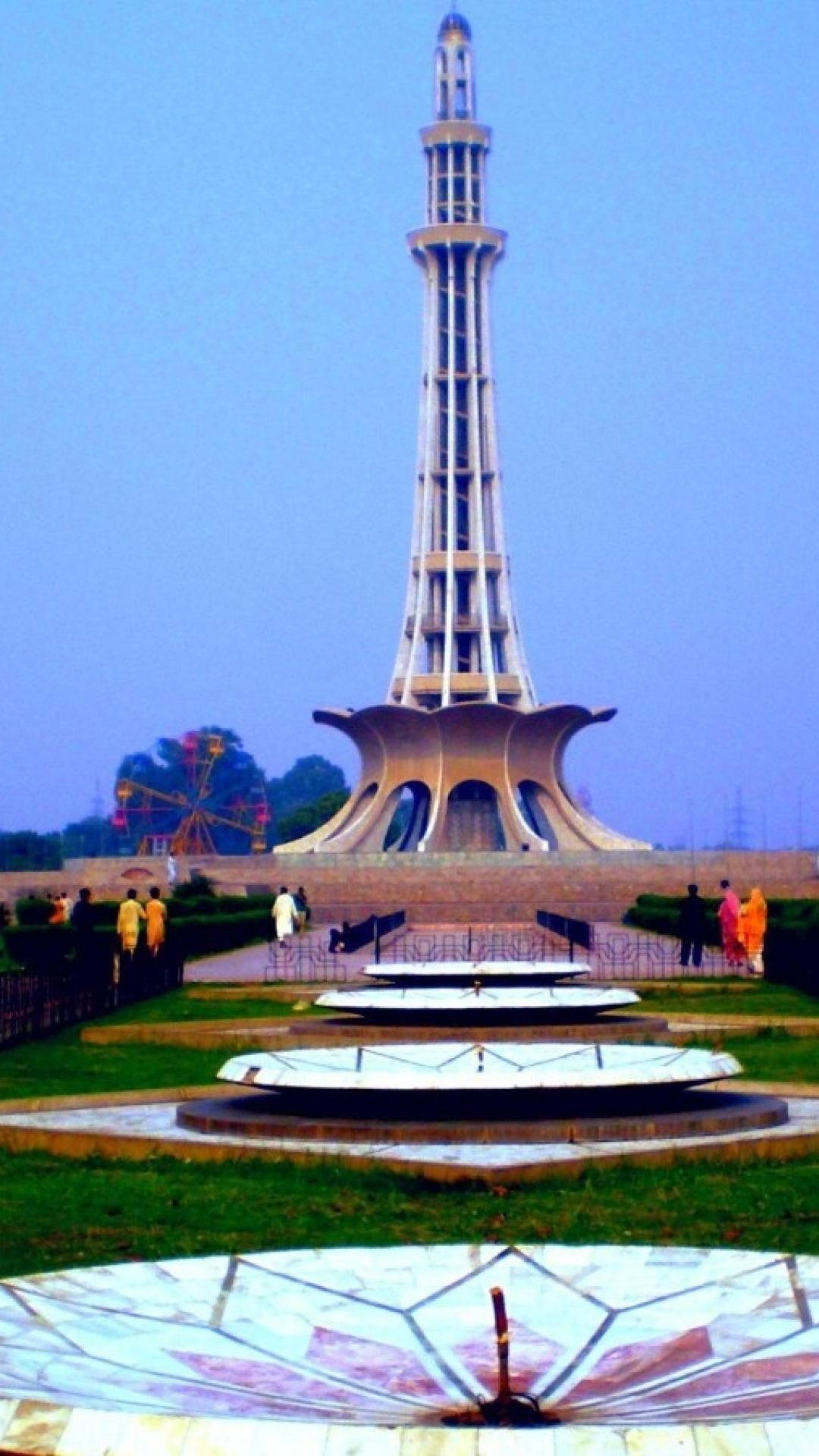 Pakistan, tall e minar, white minaret, Full HD Phone Wallpaper