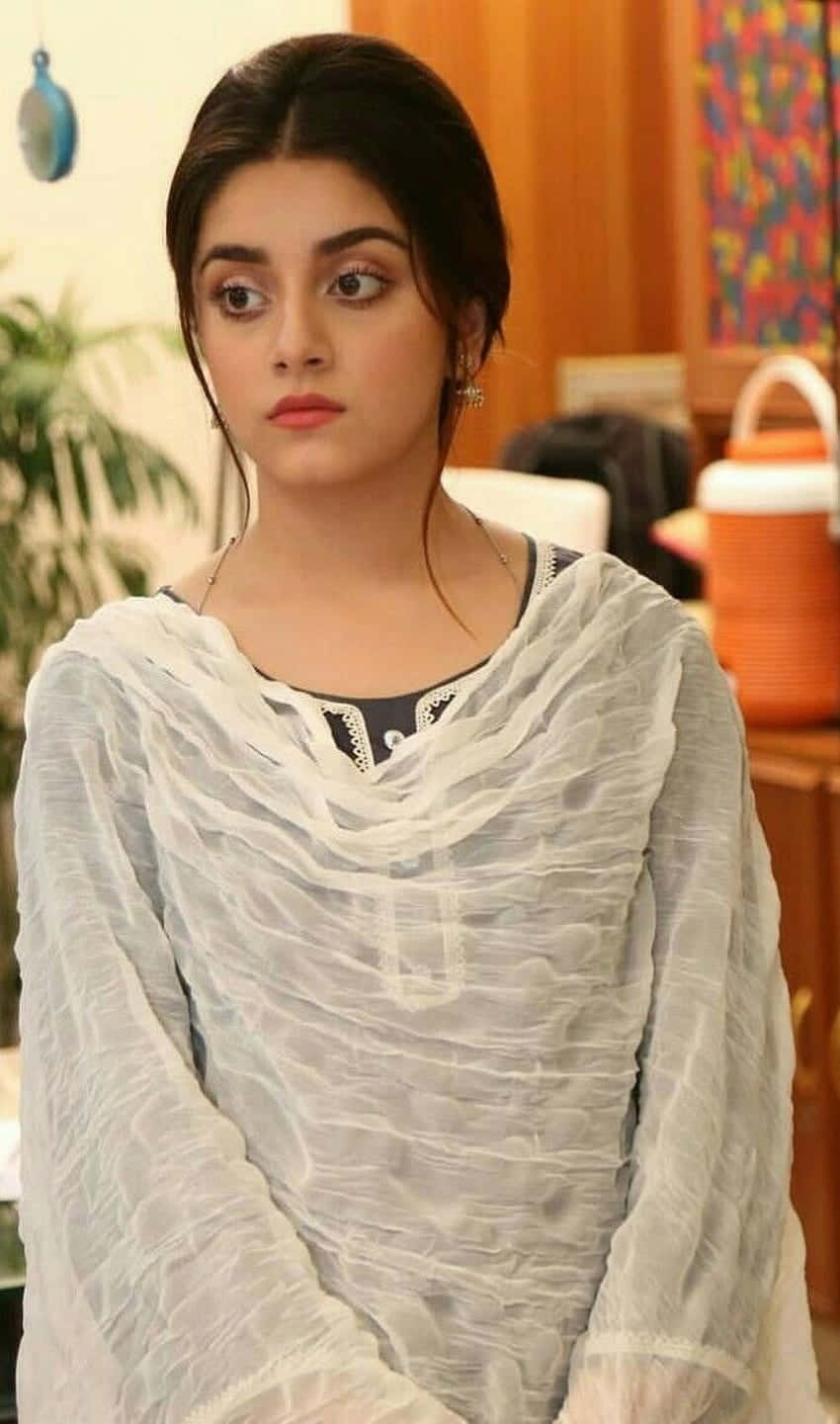 Pakistani Girl, traditional attire, sheer white top, HD Phone Wallpaper