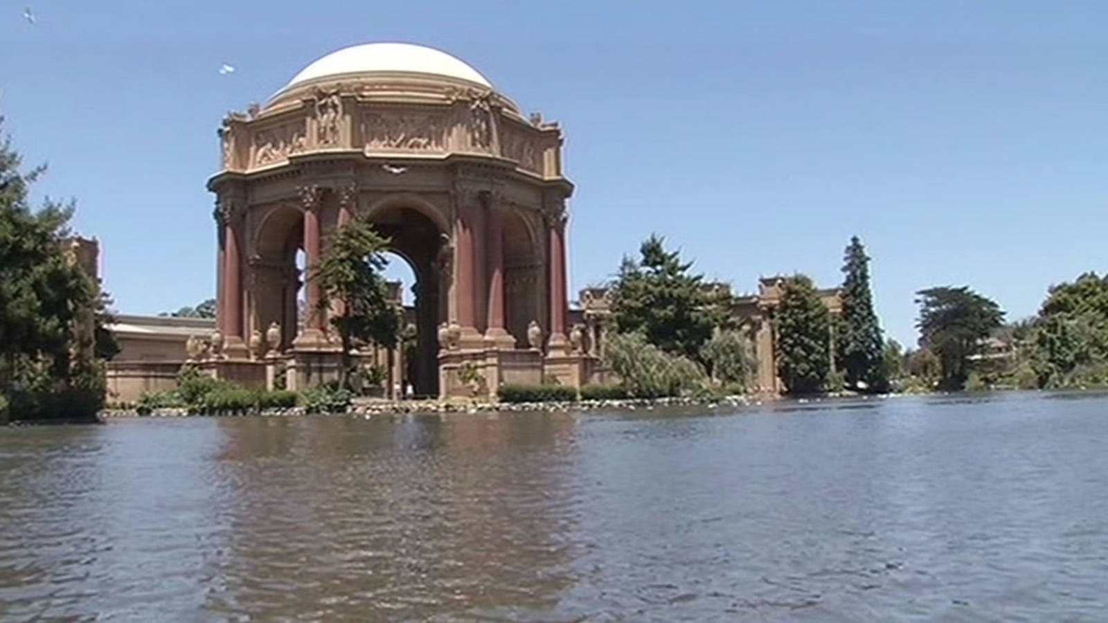 Palace Of Fine Arts, white dome, classical rotunda, HD Desktop Wallpaper