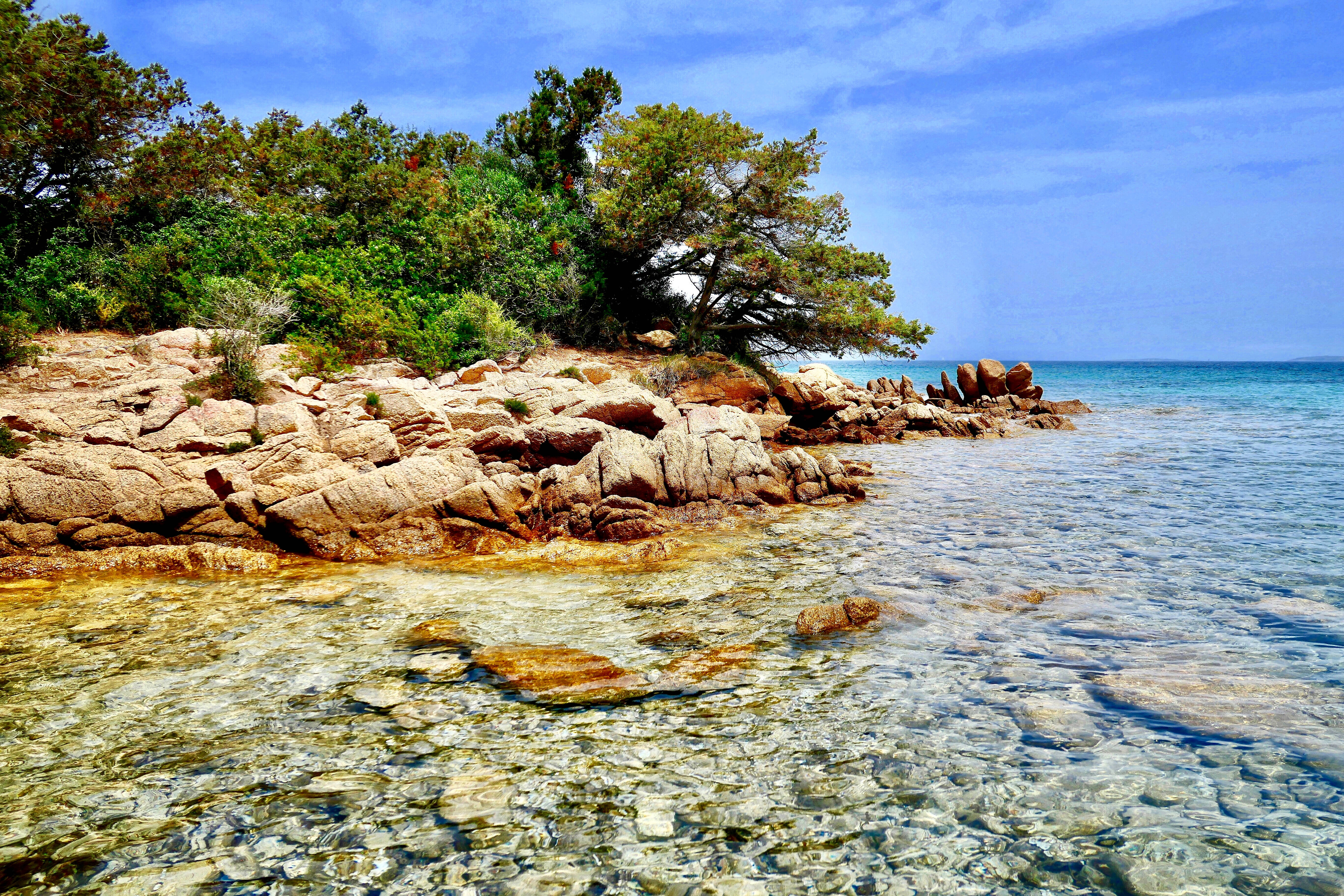 Palau, turquoise water, rocky shore, 5K Desktop Wallpaper