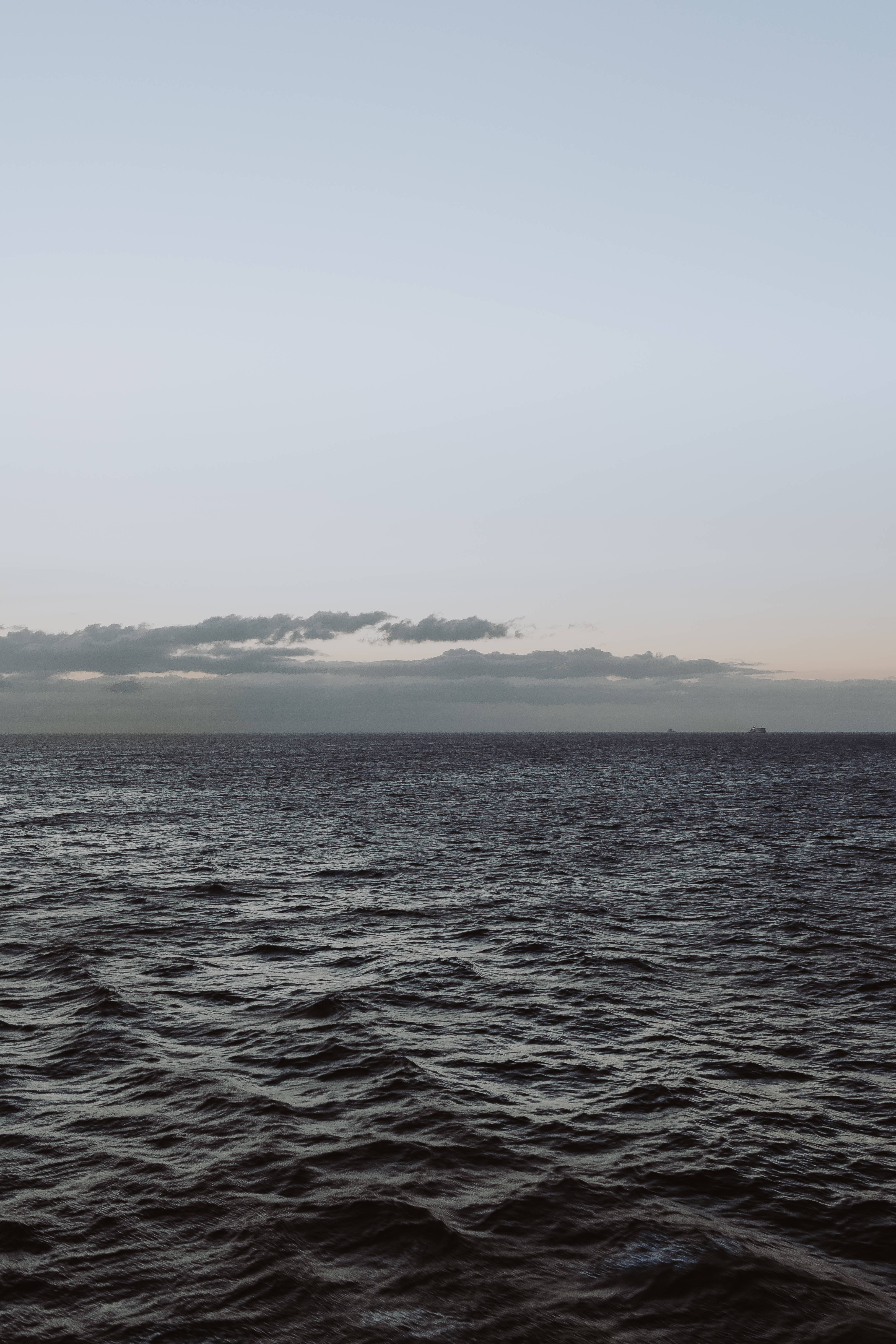 Palau, dark water, twilight sky, 5K Phone Wallpaper