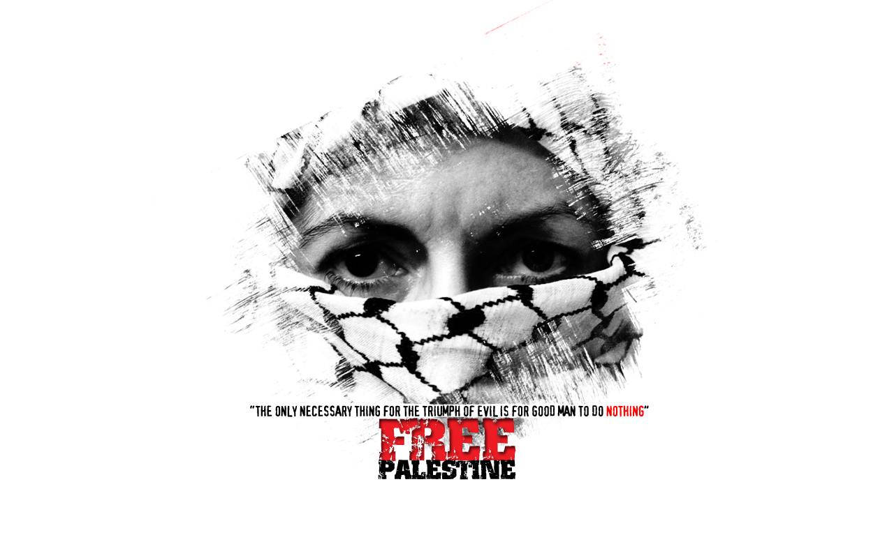Palestine, keffiyeh, black and white graphic, HD Desktop Wallpaper