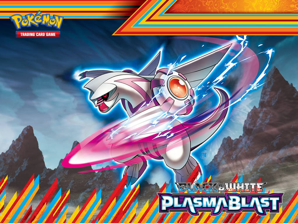 Palkia, anime-style, glowing plasma blast, SD Desktop Wallpaper