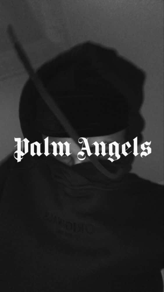 Palm Angels, dark hoodie, face mask, SD Phone Wallpaper