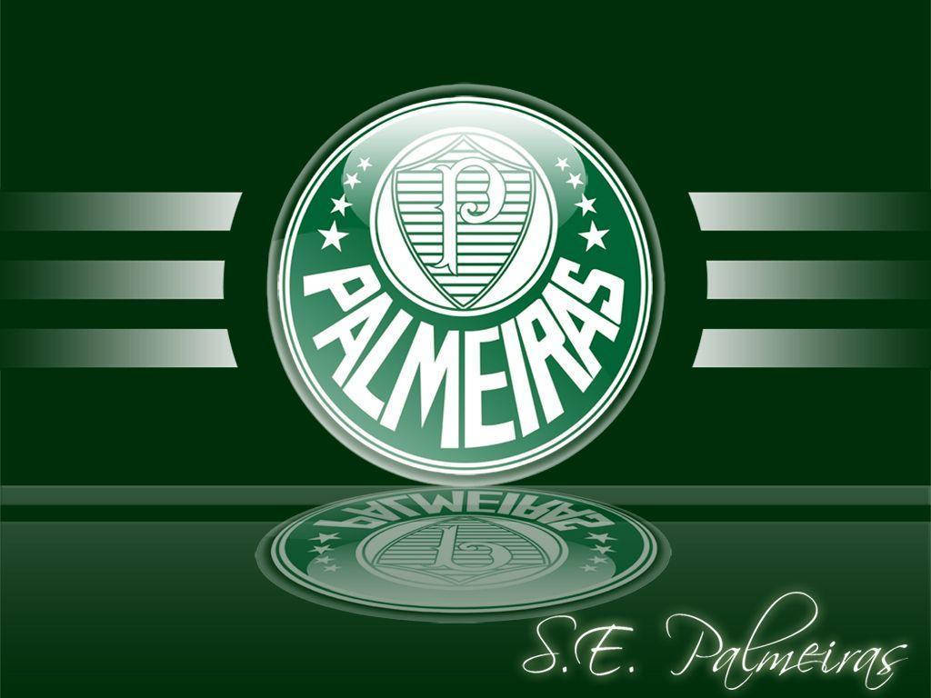 S.E. Palmeiras, green and white, dark green background, SD Desktop Wallpaper