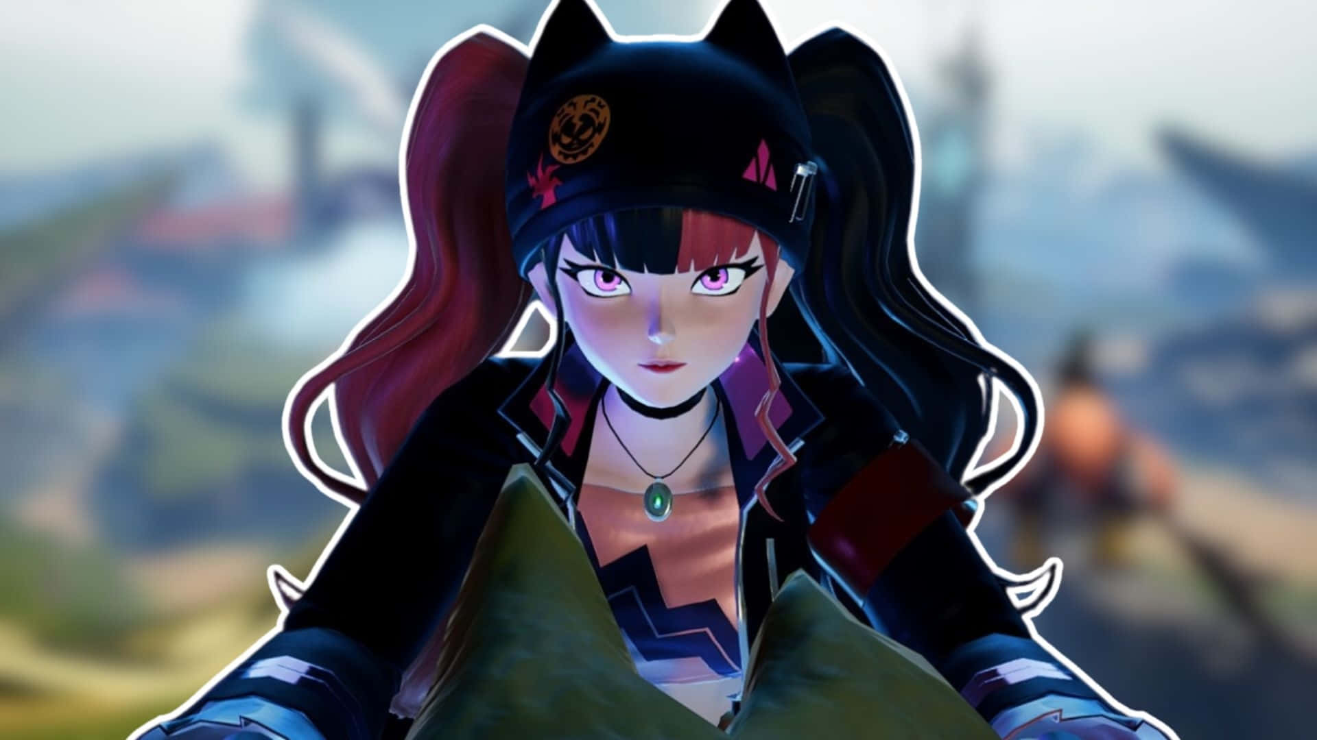 Palworld, anime girl, cat ears, Full HD Desktop Wallpaper