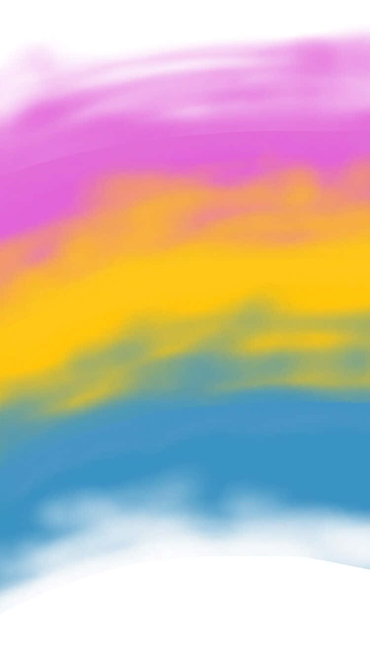 Pan Flag, pink, yellow, HD Phone Wallpaper