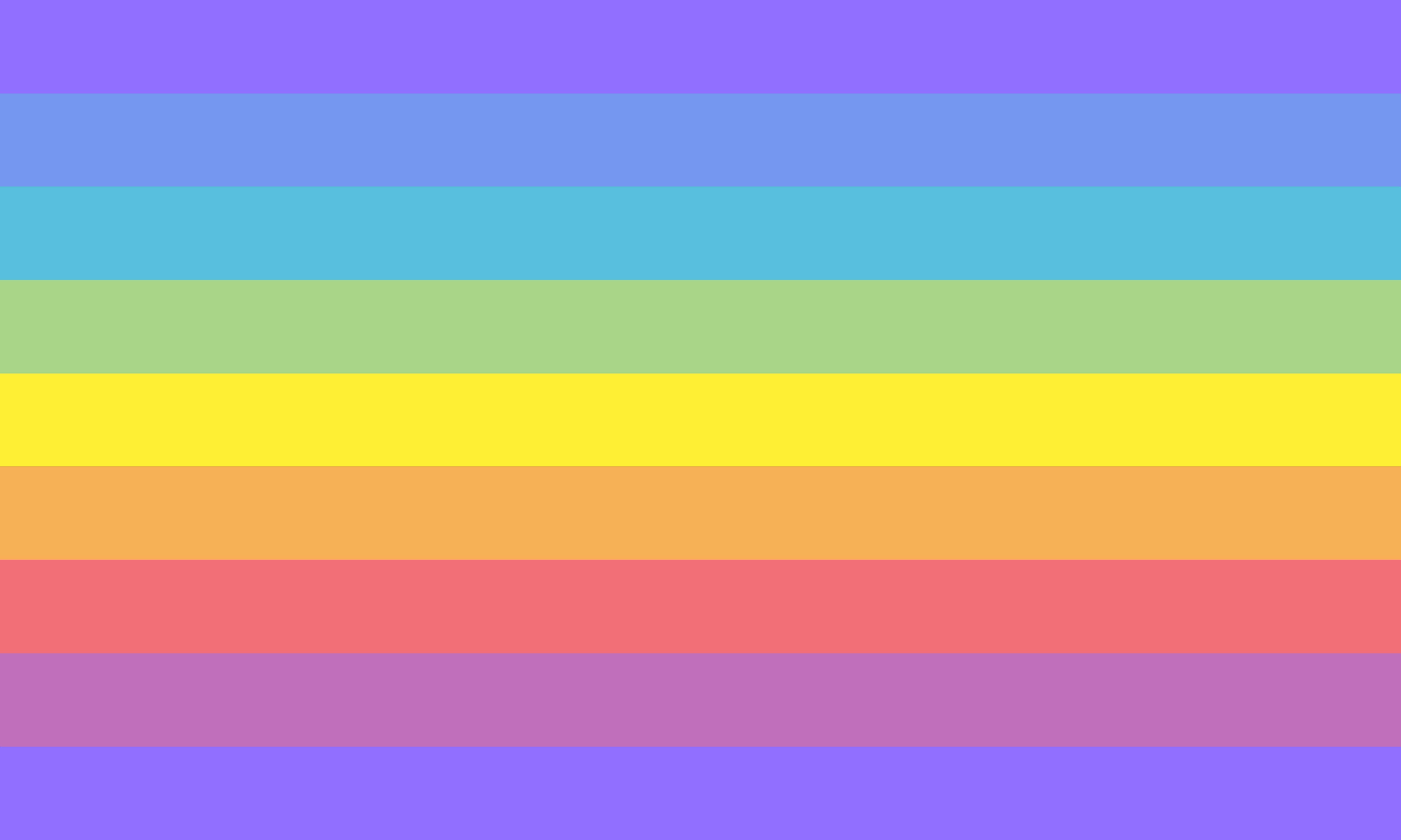 Pan Flag, rainbow flag, seven horizontal stripes, 4K Desktop Wallpaper