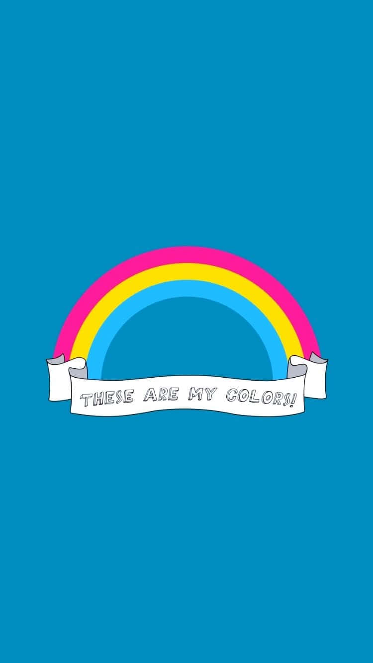 Pan Flag, rainbow, pink, HD Phone Wallpaper
