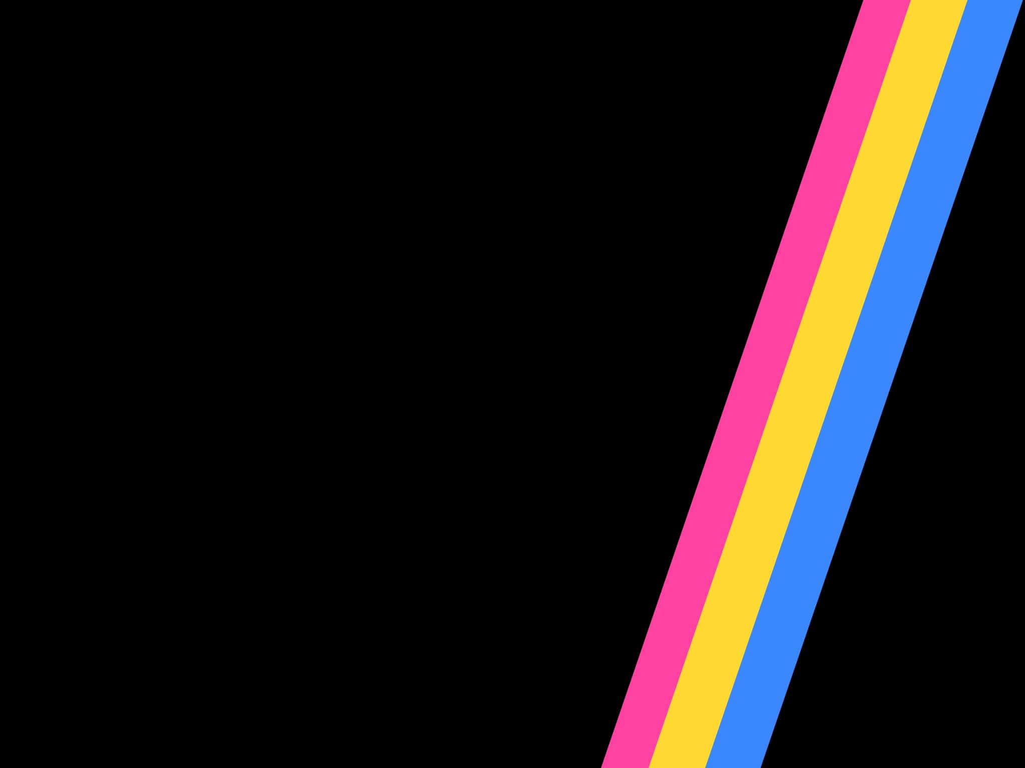 Pan Flag, pink, yellow, Full HD Desktop Wallpaper