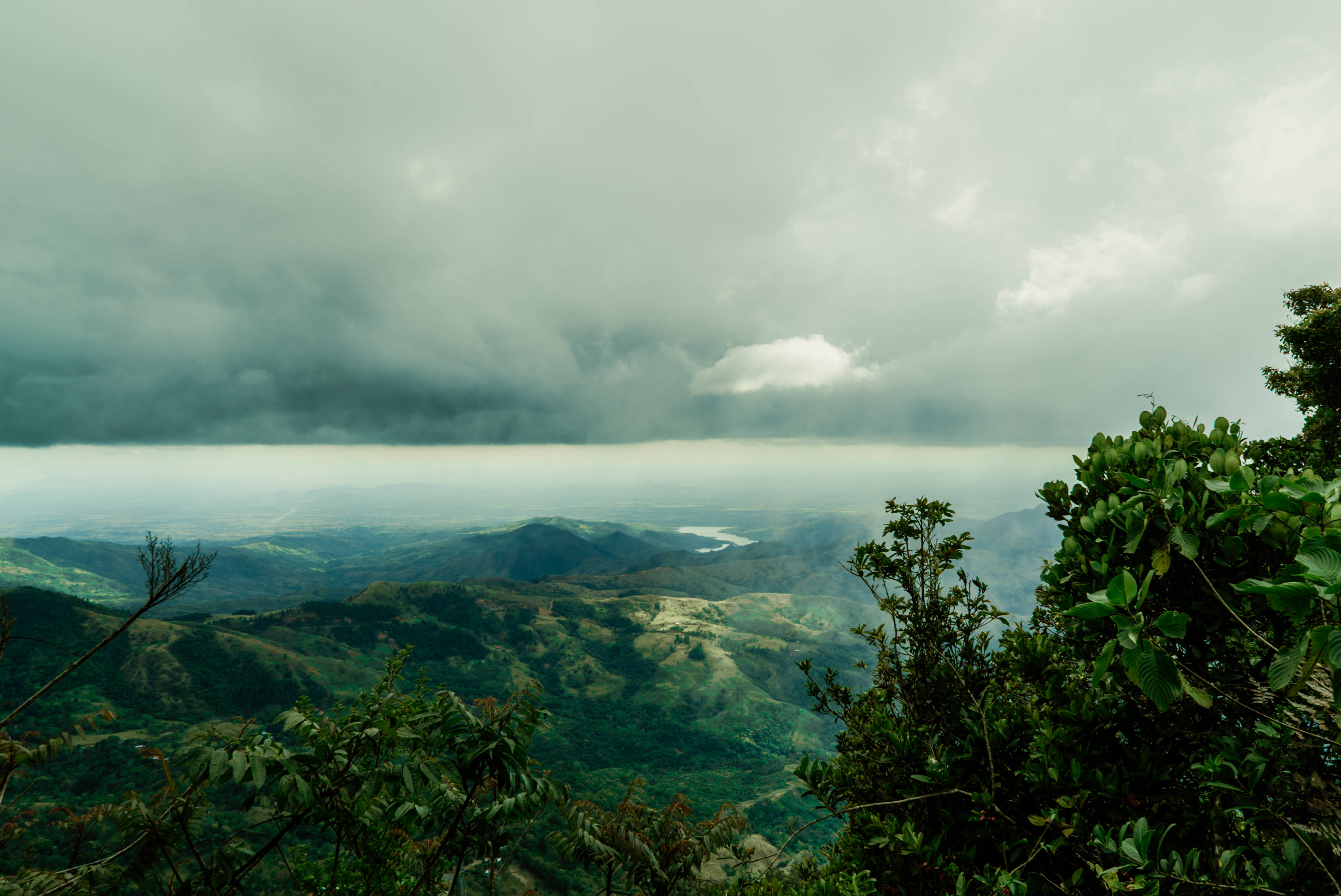 Panama, aerial view, mountain valley, 4K Desktop Wallpaper