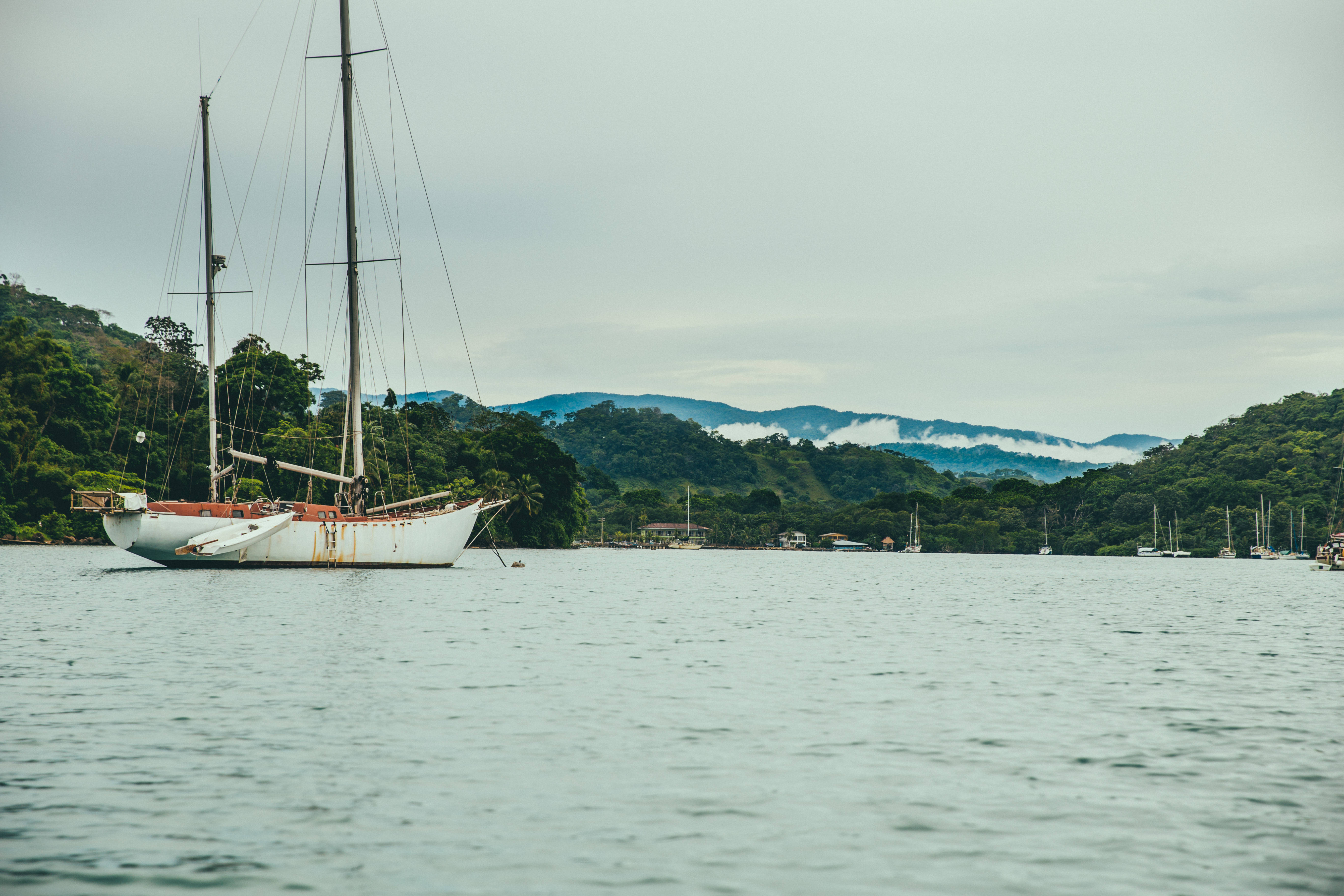 Panama, sailboat, calm waters, 5K Desktop Wallpaper