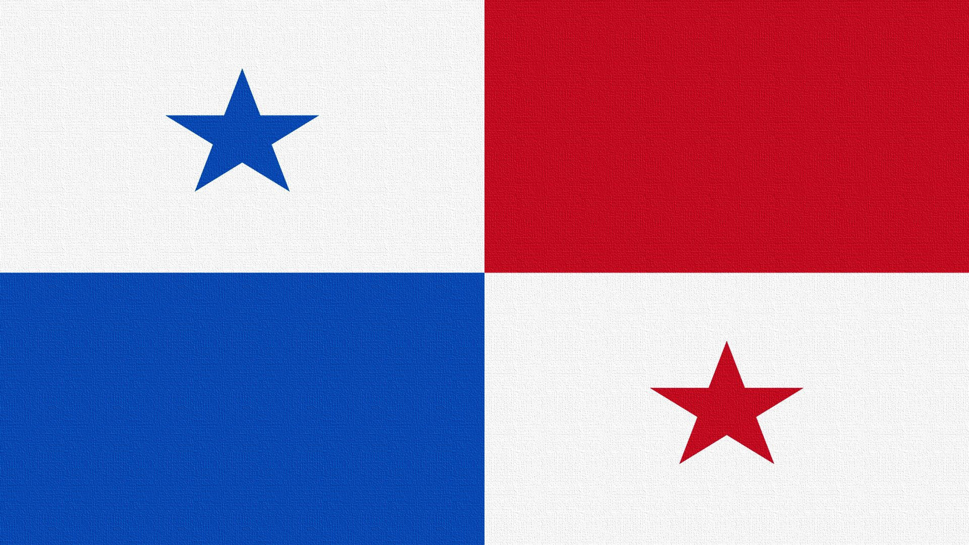 Panama, national flag, blue, Full HD Desktop Wallpaper