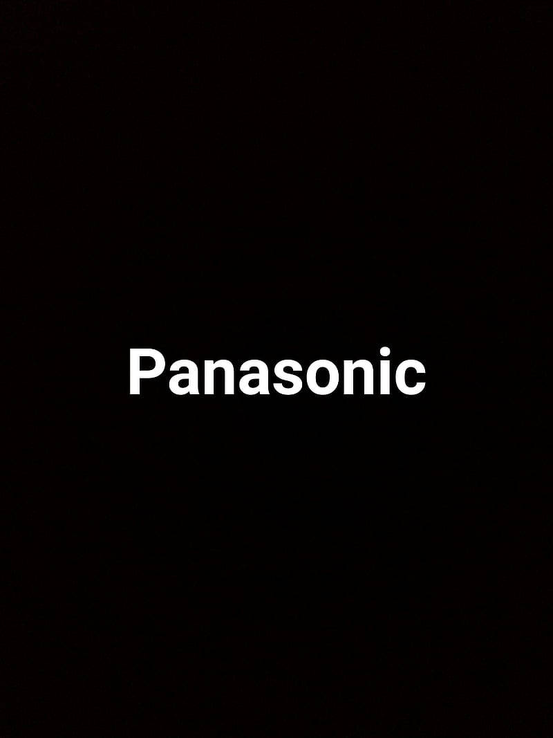 Panasonic, black, white sans-serif font, SD Phone Wallpaper