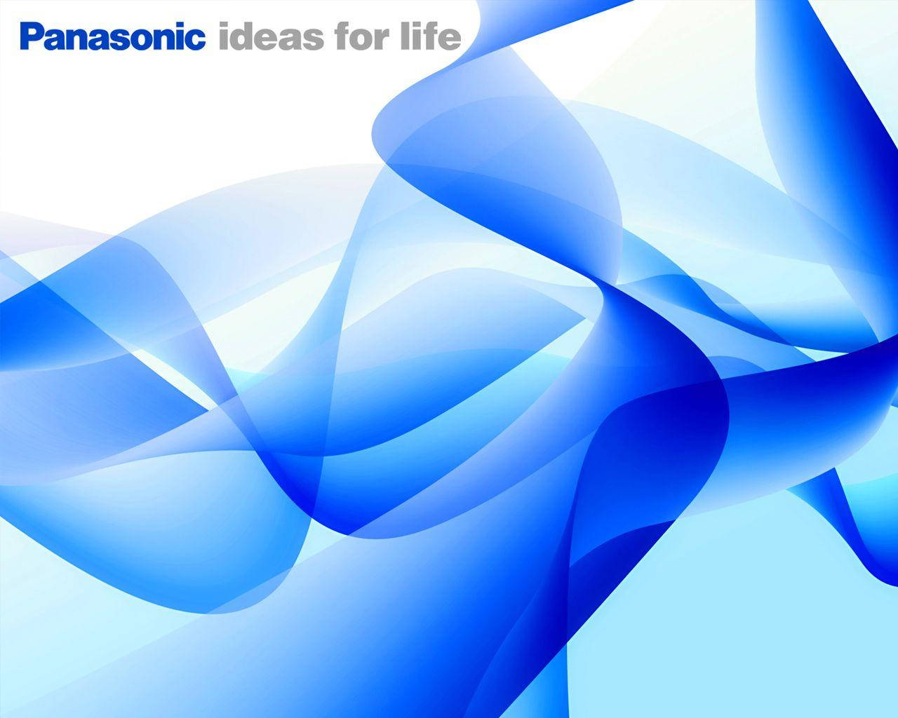 Panasonic, white, blue, HD Desktop Wallpaper