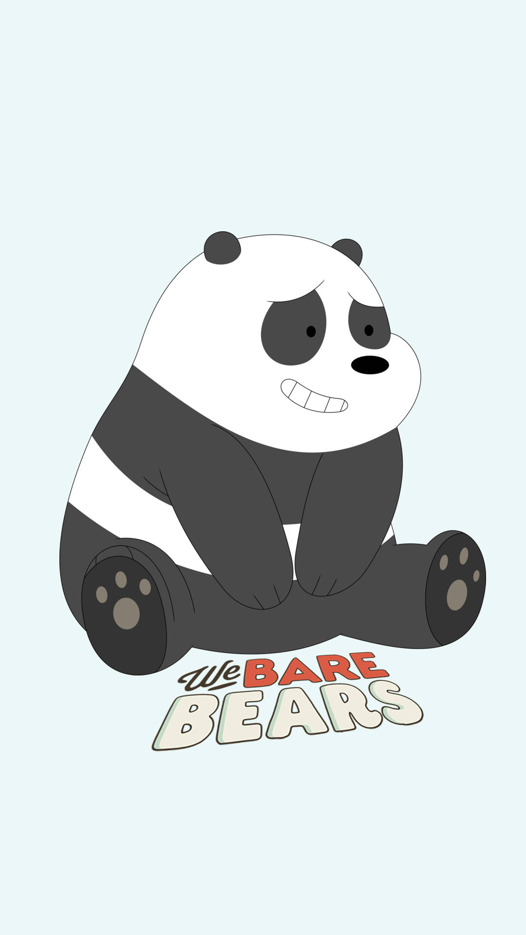 Panda, We Bare Bears, smug grin, Full HD Phone Wallpaper