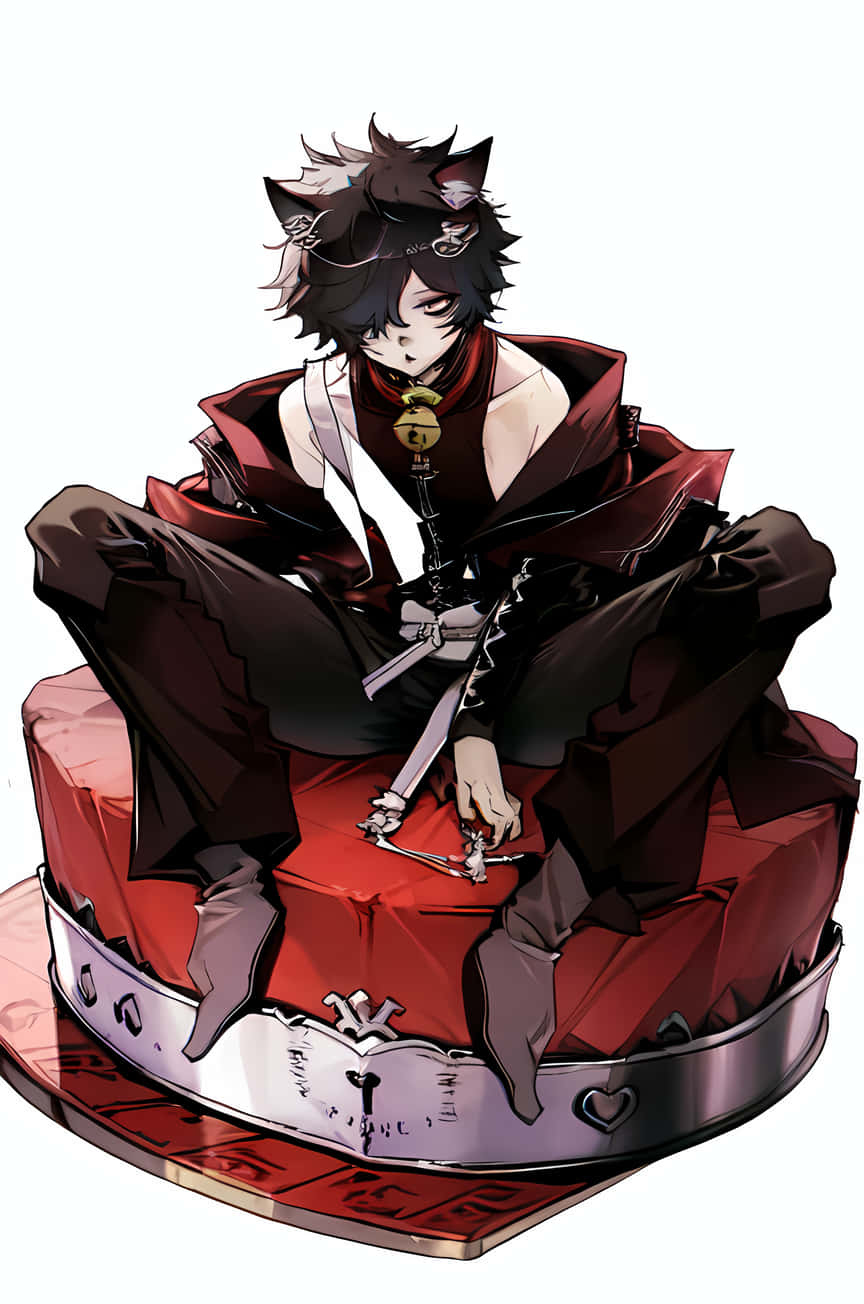 Pandora Hearts, Cheshire Cat, red throne, HD Phone Wallpaper