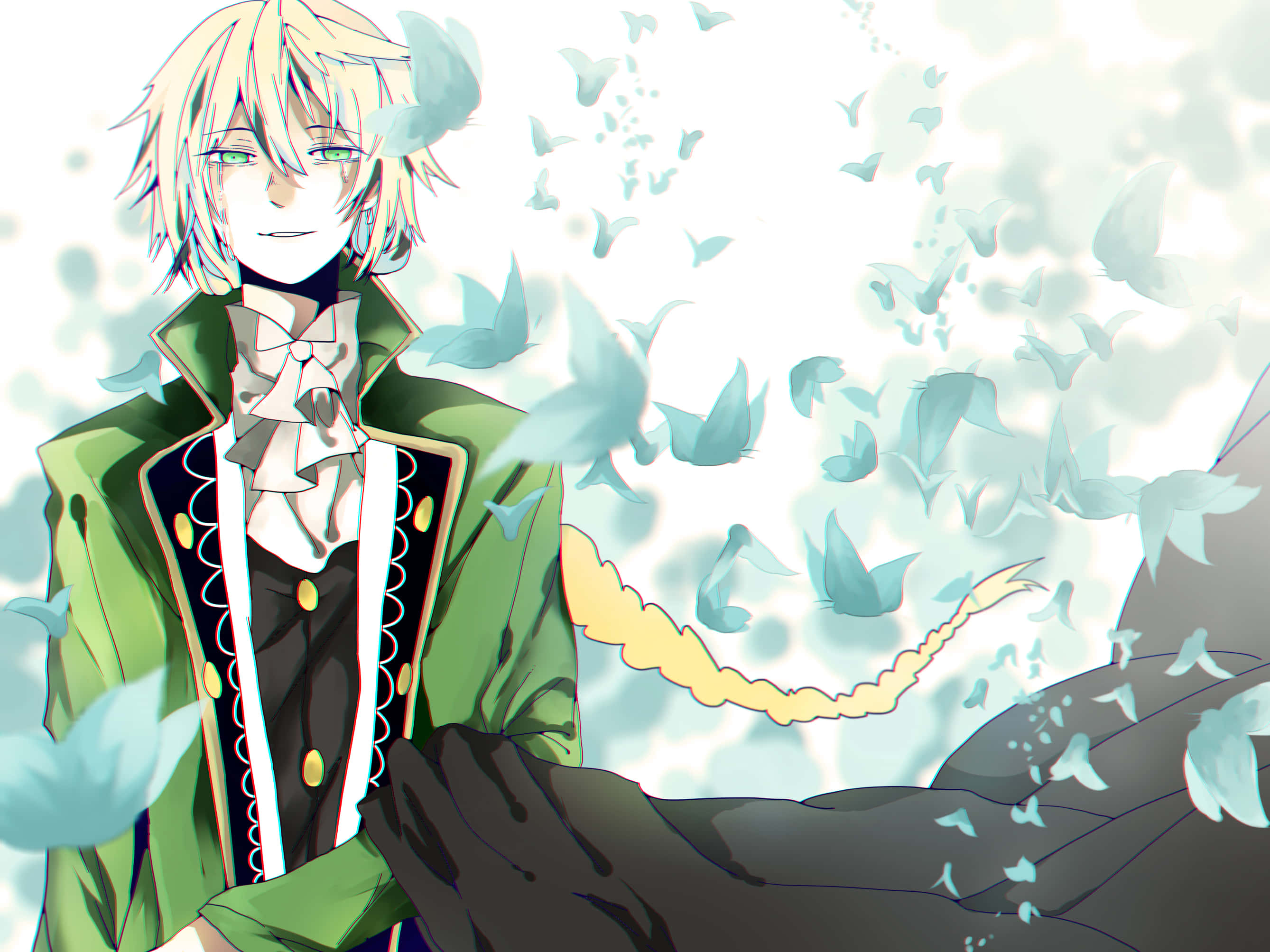 Jack Vessalius, Pandora Hearts, green coat, 2K Desktop Wallpaper