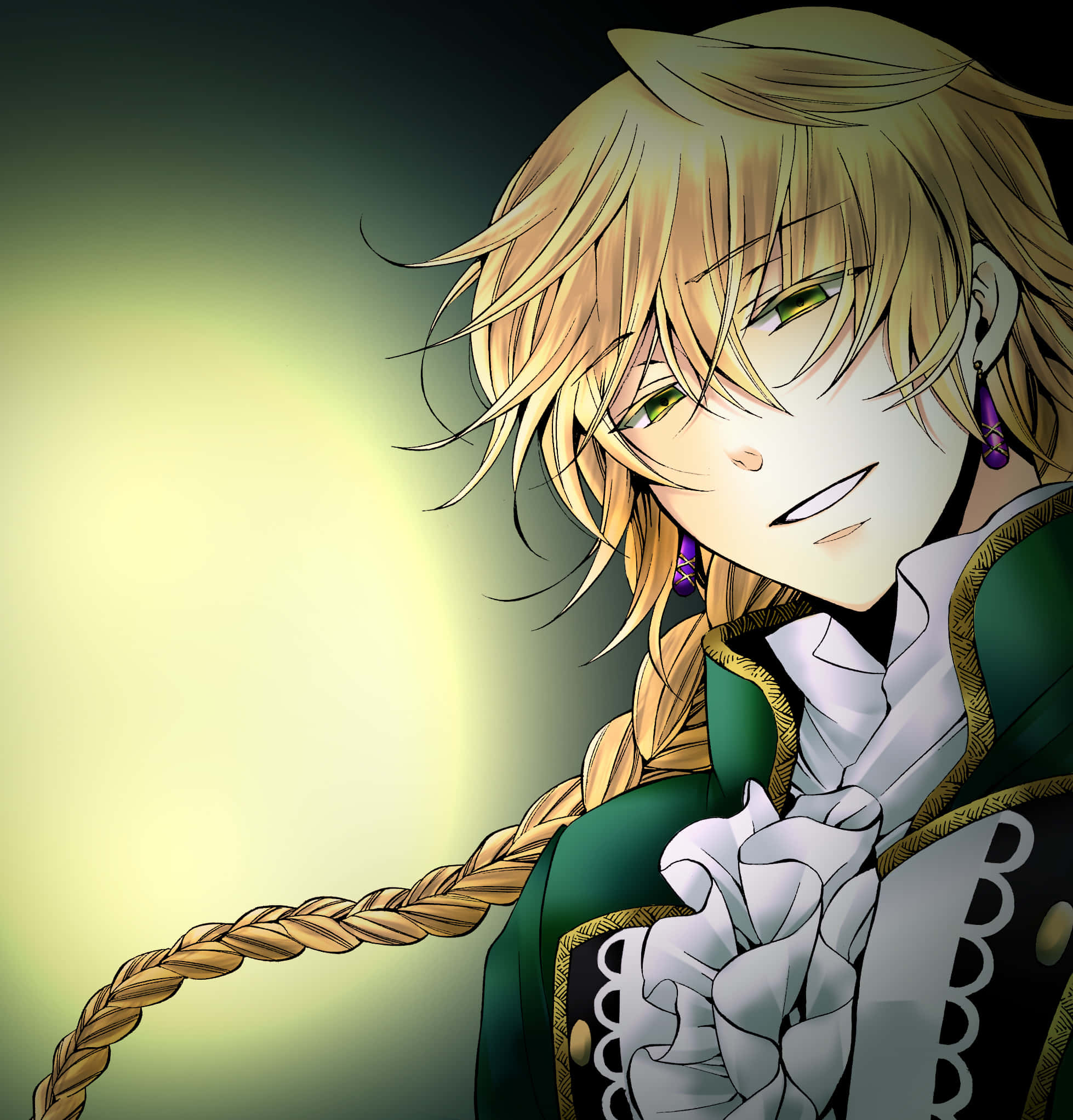 Jack Vessalius, blonde anime character, green eyes, Full HD Phone Wallpaper
