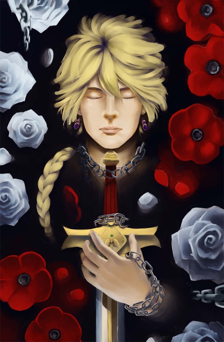 Jack Vessalius, Pandora Hearts, golden sword, SD Phone Wallpaper