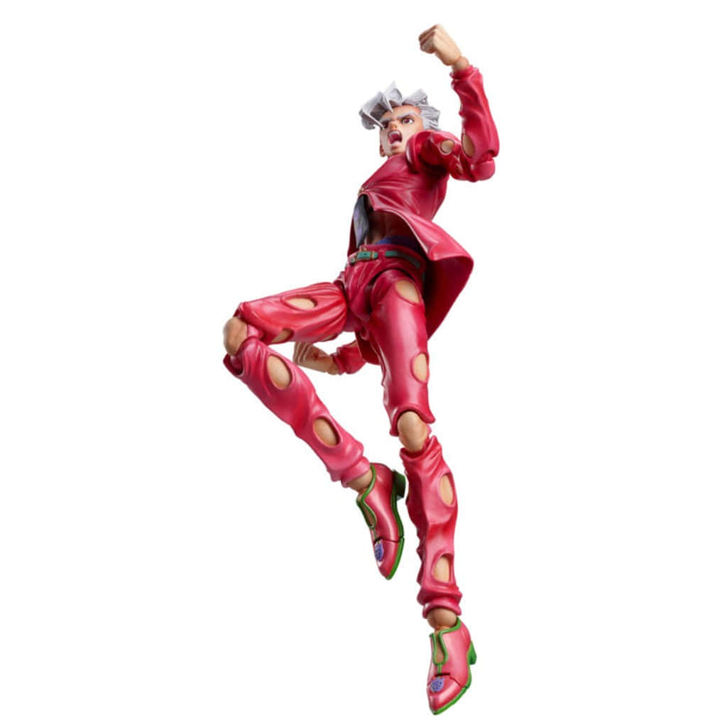 Pannacotta Fugo, silver-haired, ripped red outfit, SD Desktop Wallpaper