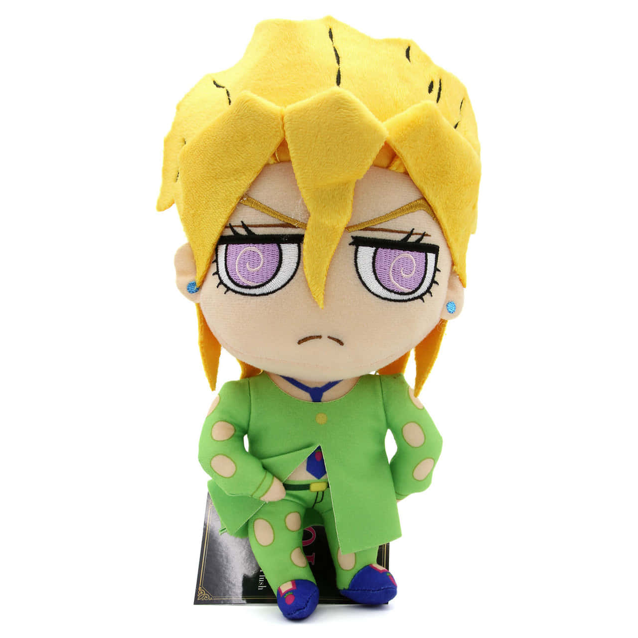 Pannacotta Fugo, spiky yellow hair, purple spiral eyes, HD Desktop Wallpaper