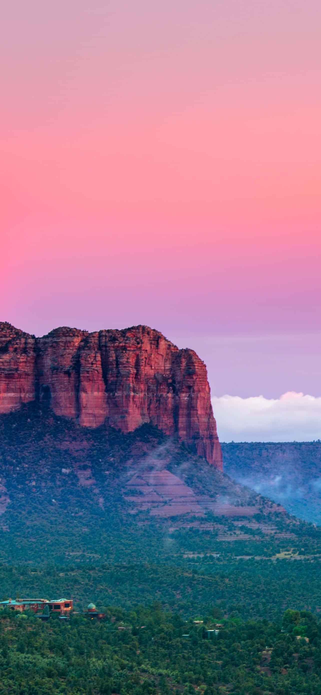 Panorama, 1284 x 2778, red rock formation, 2K Phone Wallpaper