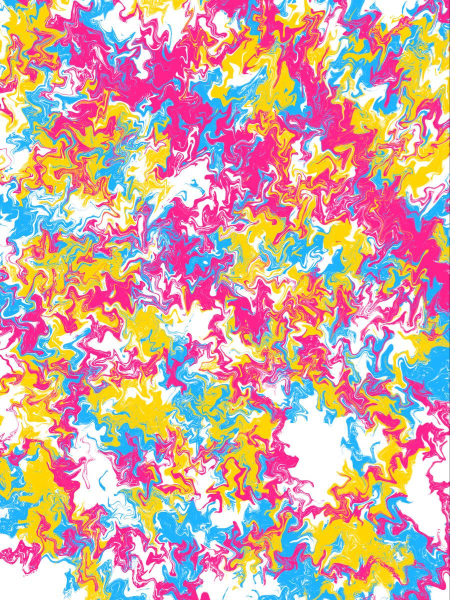 pansexual, pink, yellow, SD Phone Wallpaper