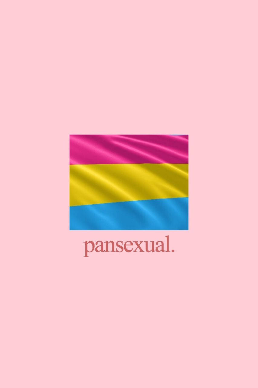 pansexual flag, pink background, satin, HD Phone Wallpaper