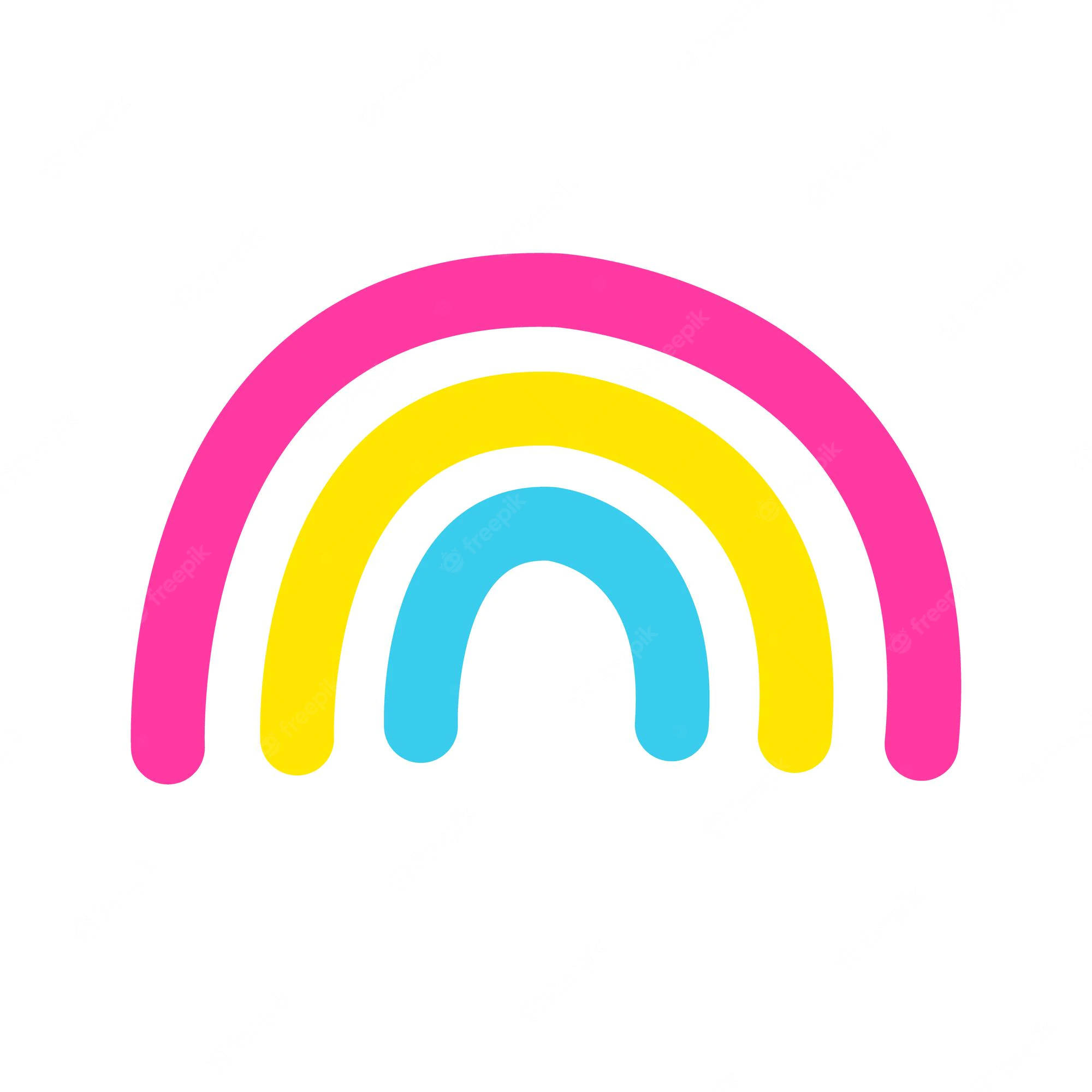pansexual, rainbow, pink, Full HD Desktop Wallpaper