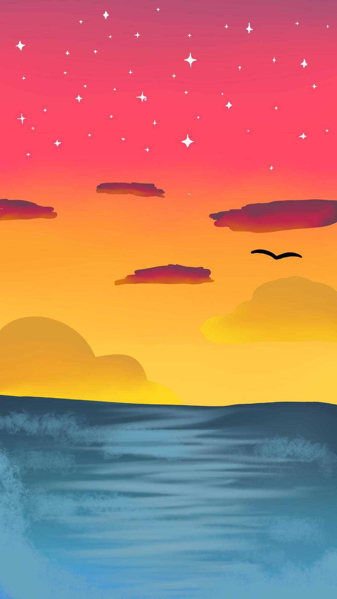 Pansexual, sea, sky, Full HD Phone Wallpaper