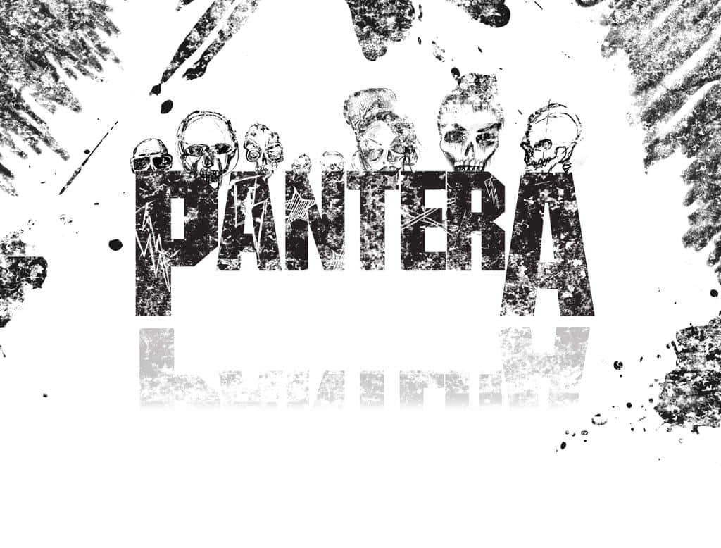 Pantera, black graffiti-style, PANTERA logo, SD Desktop Wallpaper