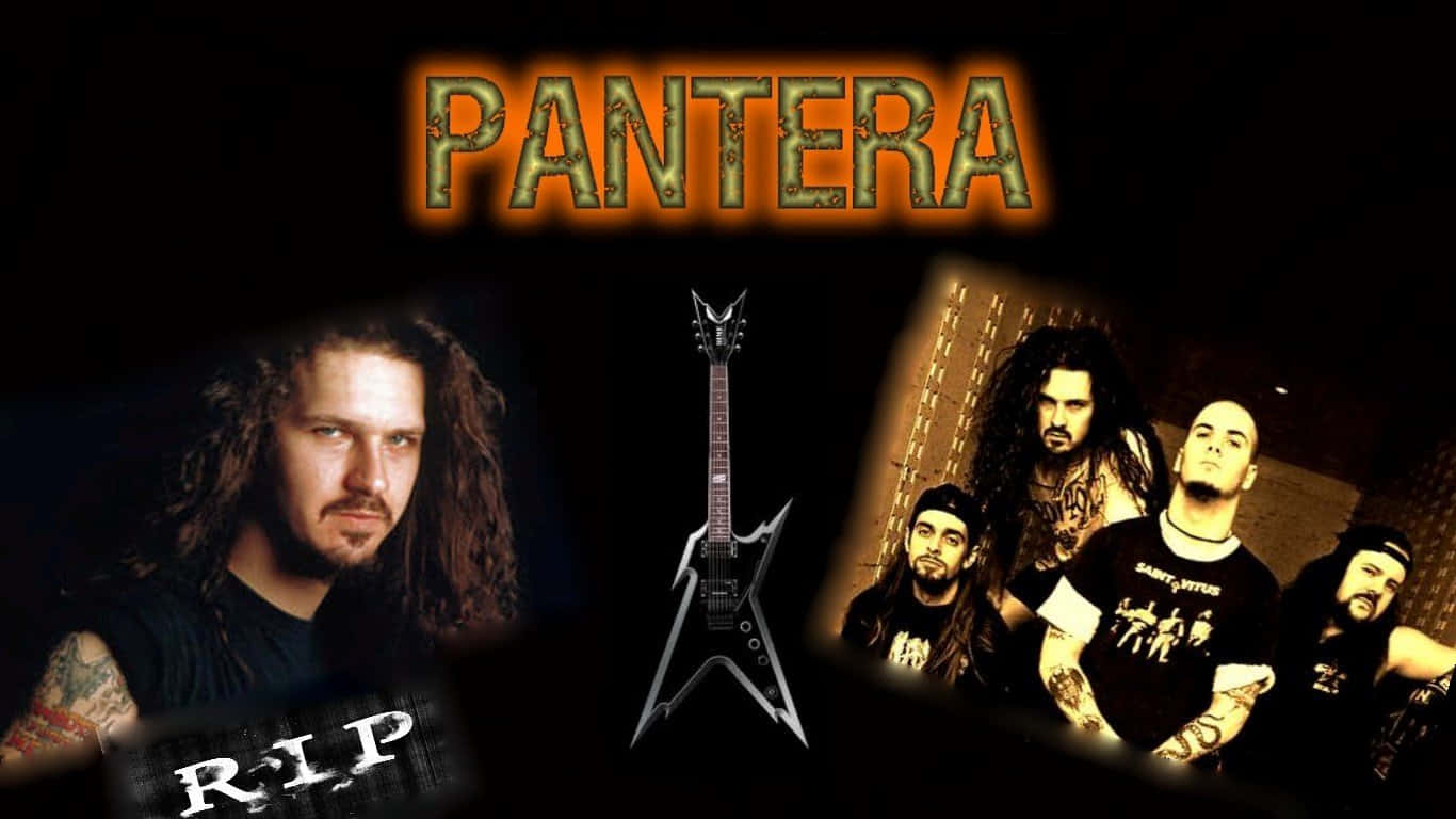 Pantera, tattoos, lightning bolt guitar, HD Desktop Wallpaper