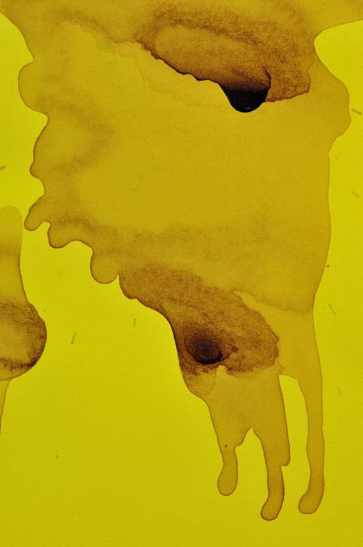 paper texture, wetness, amber, SD Phone Wallpaper