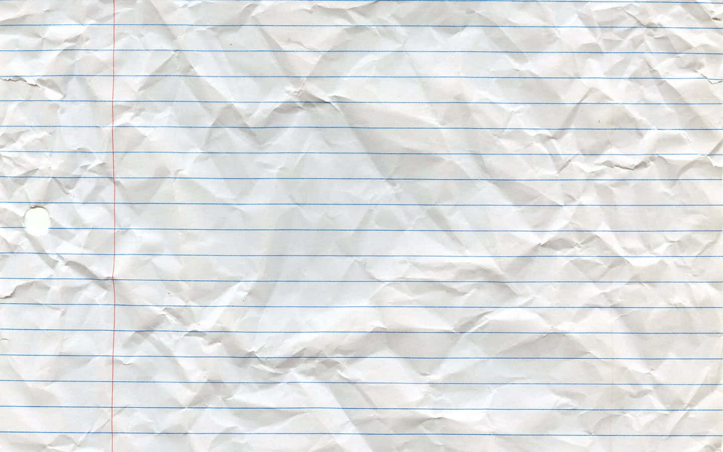 crumpled ruled paper, white lined notebook paper, blue horizontal lines, HD Desktop Wallpaper
