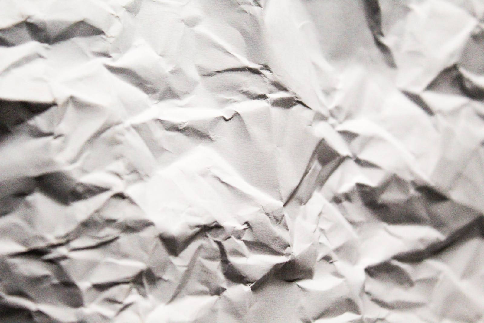 white, crumpled paper, soft shadows, HD Desktop Wallpaper