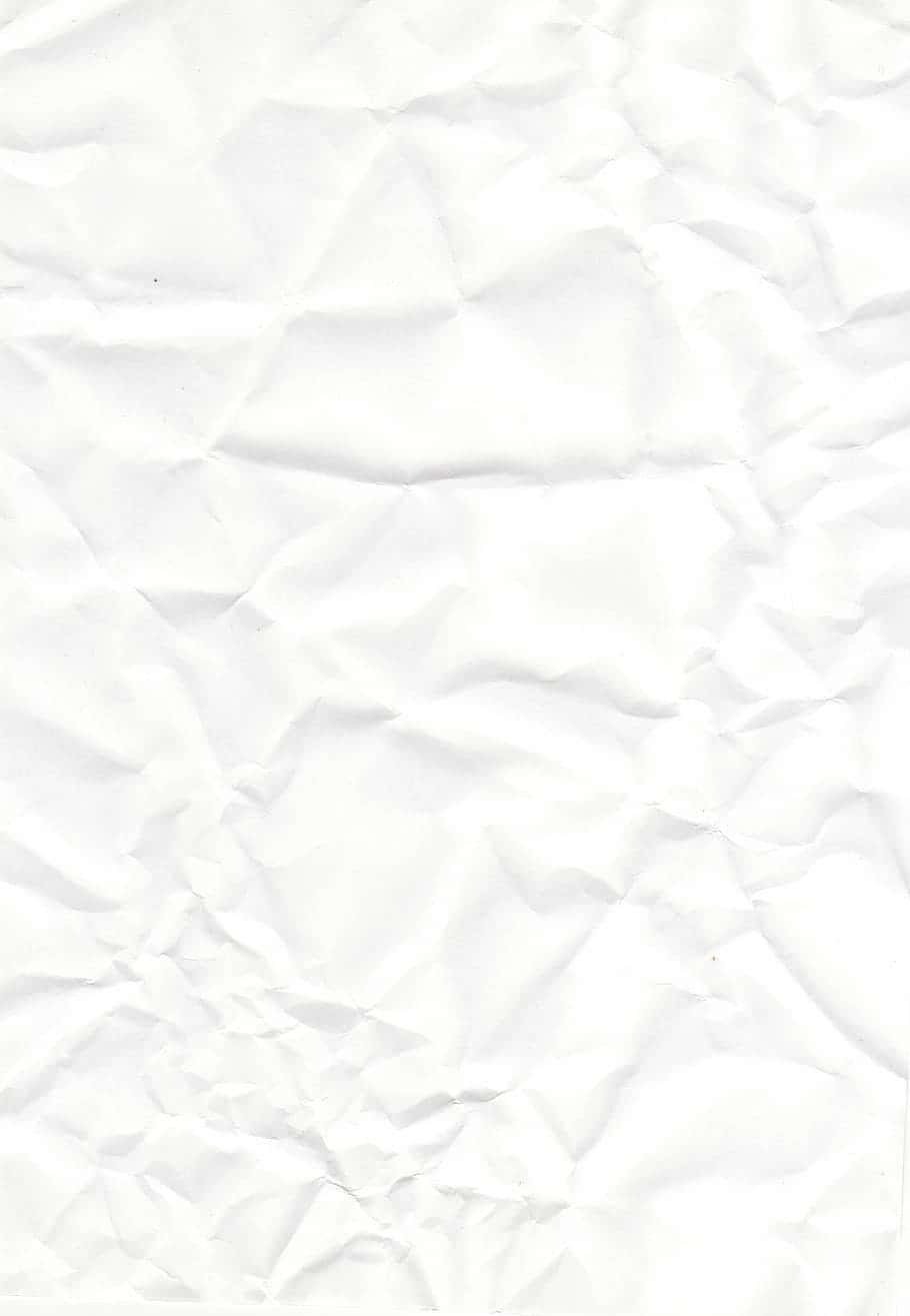 flattened squashed paper, white crumpled paper, soft shadows, HD Phone Wallpaper