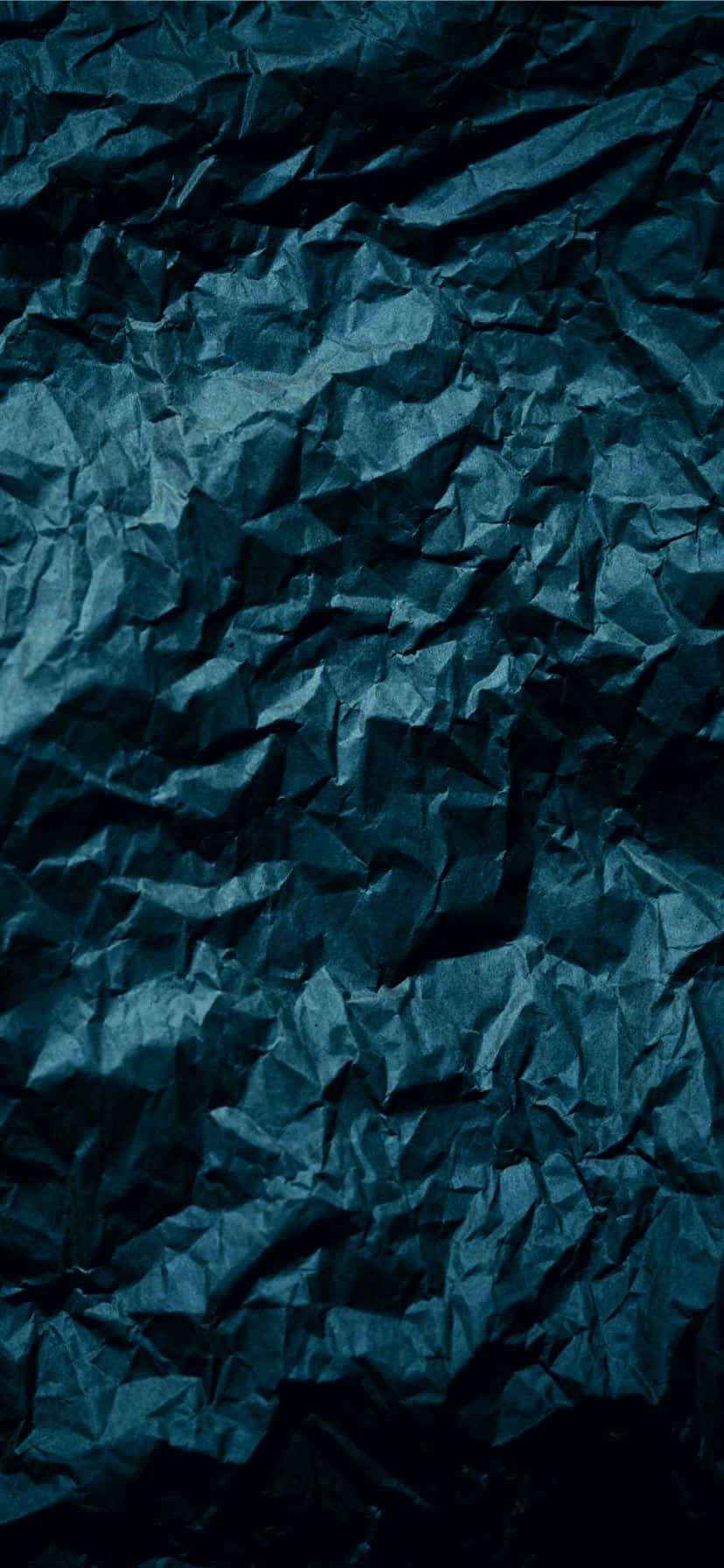 dark blue, crumpled paper, tactile abstract surface, HD Phone Wallpaper