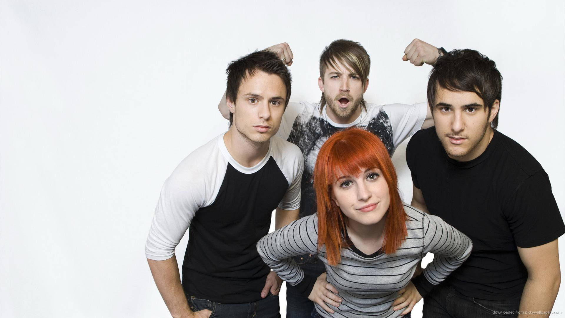 Paramore, rock band, four young adults, Full HD Desktop Wallpaper