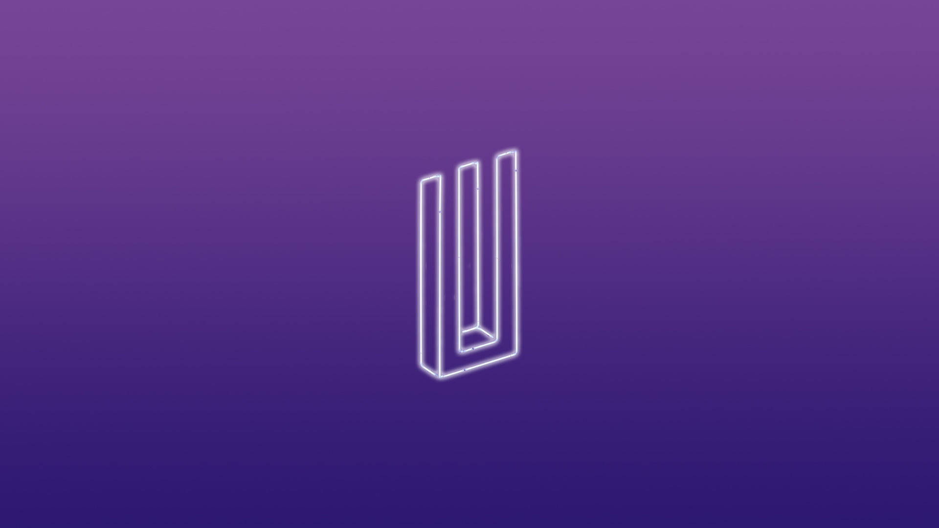 Paramore, neon outline, stylized letter W, Full HD Desktop Wallpaper